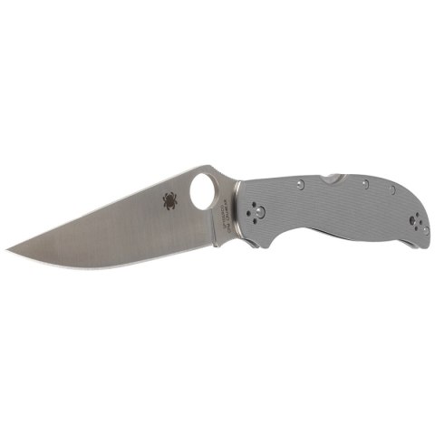 Nóż składany Spyderco Stretch 2 XL Gray G-10, CPM Cru-Wear Plain (C258GPGYCW) Spyderco Inc.