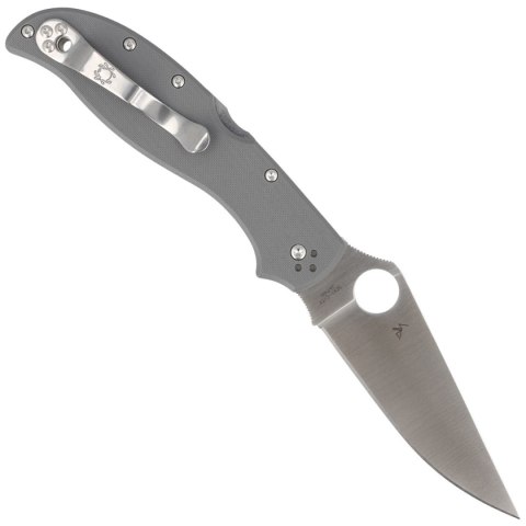 Nóż składany Spyderco Stretch 2 XL Gray G-10, CPM Cru-Wear Plain (C258GPGYCW) Spyderco Inc.