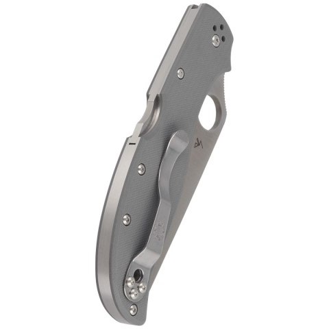 Nóż składany Spyderco Stretch 2 XL Gray G-10, CPM Cru-Wear Plain (C258GPGYCW) Spyderco Inc.