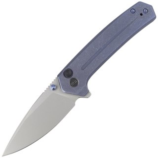 Nóż składany WE Knife Culex Blue Titanium, Silver Bead Blasted CPM 20CV (WE21026B-4) WE Knife