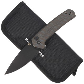 Nóż składany WE Knife Culex Tiger Stripe Pattern Flamed Titanium, Black Stonewashed CPM 20CV (WE21026B-7) WE Knife