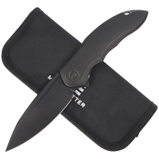 Nóż składany WE Knife Makani LE No 280/300 Black Titanium, Black Stonewashed CPM 20CV by Anton Tkachenko (WE21048-1) WE Knife