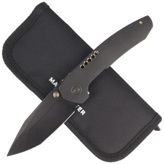 Nóż składany WE Knife Trogon Black Titanium, Black Stonewashed CPM 20CV by Brian Brown (WE22002B-2) WE Knife