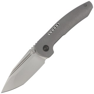 Nóż składany WE Knife Trogon Gray Titanium, Silver Bead Blasted CPM 20CV by Brian Brown (WE22002-1) WE Knife