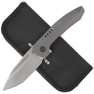 Nóż składany WE Knife Trogon Gray Titanium, Silver Bead Blasted CPM 20CV by Brian Brown (WE22002-1) WE Knife