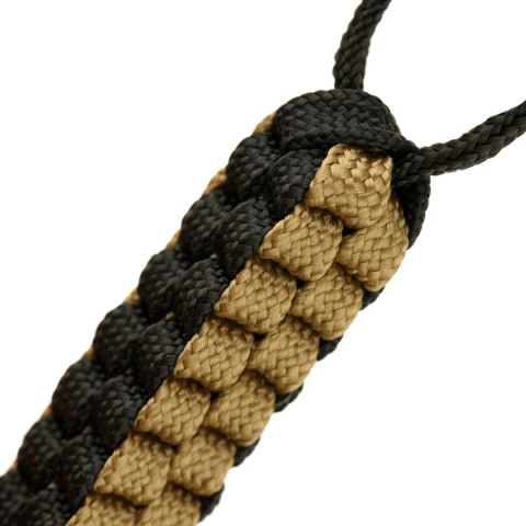 Przywieszka do noża M-Tac Cuboid Skull Black/Coyote paracord (TMLCS-BKCOY) M-TAC