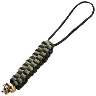 Przywieszka do noża M-Tac Cuboid Skull Black/Grey paracord (10285211) M-TAC
