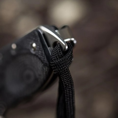 Przywieszka do noża M-Tac Cuboid Skull Black/Grey paracord (10285211) M-TAC