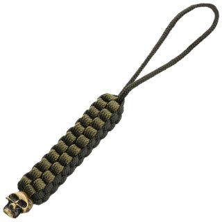 Przywieszka do noża M-Tac Cuboid Skull Black/Olive paracord (10285201) M-TAC