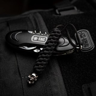 Przywieszka do noża M-Tac Helix Skull Black paracord (TMLHS-BK) M-TAC
