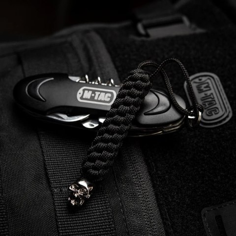 Przywieszka do noża M-Tac Helix Skull Black paracord (TMLHS-BK) M-TAC