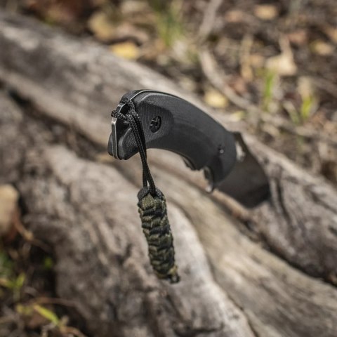 Przywieszka do noża M-Tac Helix Skull Black/Olive paracord (10283201) M-TAC