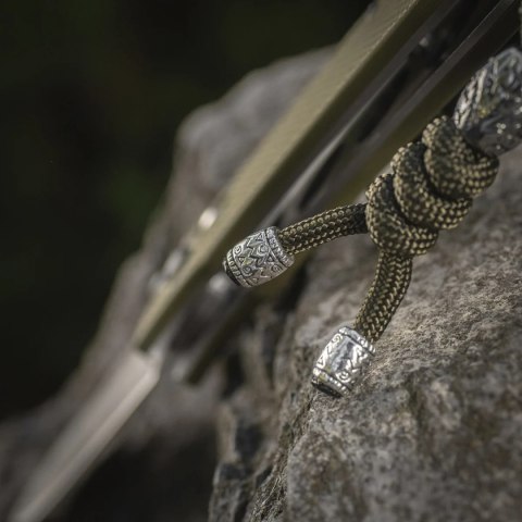 Przywieszka do noża M-Tac Zeus Stainless Steel Olive paracord (TMLZSSS-OD) M-TAC