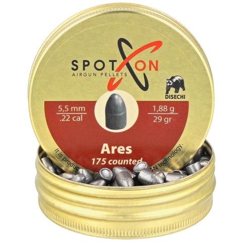 Śrut Spoton Ares 5.5 mm, 175 szt. 1.88g/29.0gr Spoton by Disechi