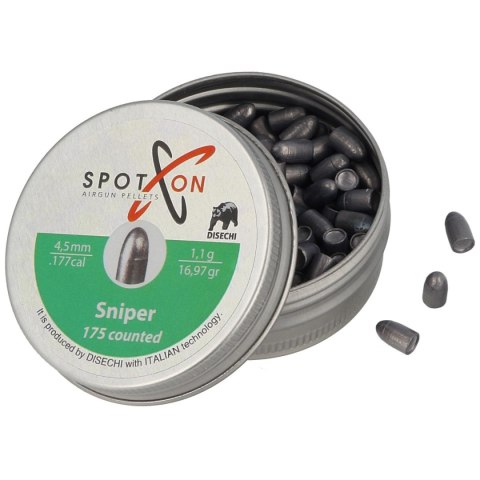Śrut Spoton Sniper 4.5 mm, 175 szt. 1.10g/16.97gr Spoton by Disechi