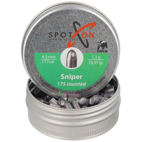 Śrut Spoton Sniper 4.5 mm, 175 szt. 1.10g/16.97gr Spoton by Disechi