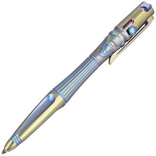Długopis taktyczny Rike Knife Gold / Blue Titanium (RK-TR02-GB) RikeKnife Co. Ltd.