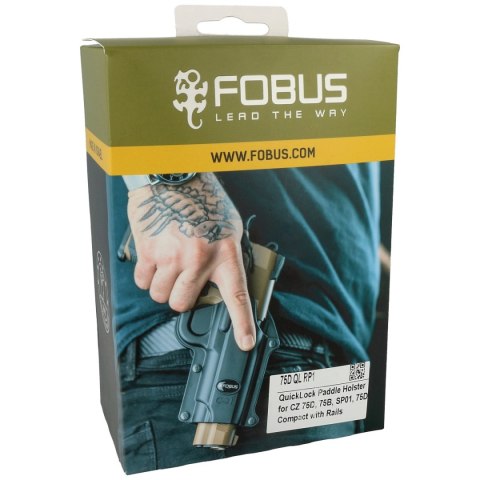 Kabura Fobus CZ 75D, CZ SP 01, Sarsilmaz Defence, Canik55, Mossberg (75D QL RP1) Fobus