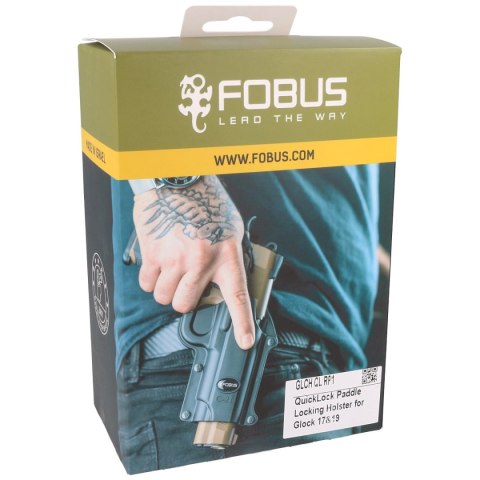Kabura Fobus GLCH QL RP1 do Glock 17, 19, 19X, 22, 23, 25, 31, 32, 34, 35, 44, 45 i Emtan Ramon Fobus