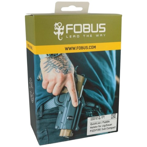 Kabura Fobus Sig/Sauer P320/P250, Ruger, Savage, Girsan, Bersa (320S ND QL RP1) Fobus