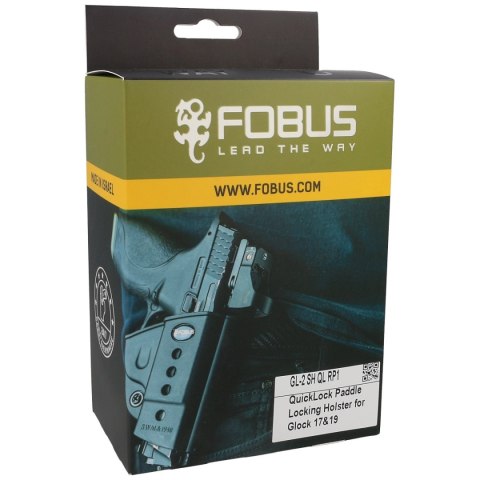 Kabura OWB Fobus Glock 17, 19, 19X, 22, 23, 25, 31, 32, 34, 35, 44, 45 (GL-2 SH QL RP1) Fobus