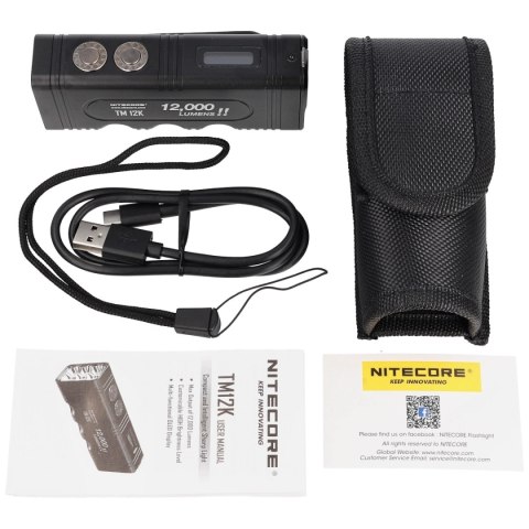Latarka NiteCore TM12K 12000 lm, TurboReady NiteCore