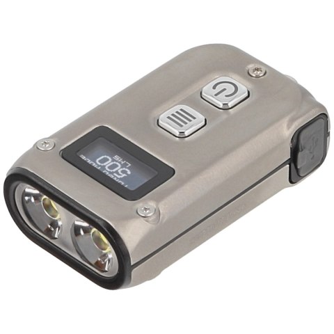 Latarka brelok NiteCore 500lm, Li-ion Battery / 280mAh, titanium (TINI2 Ti) NiteCore