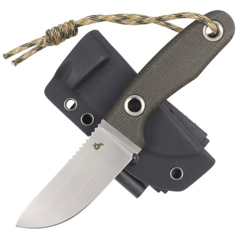 Nóż BlackFox Viator Grey Micarta, Satin D2 by Alfredo Doricchi (BF-731 D2 MG) FOX