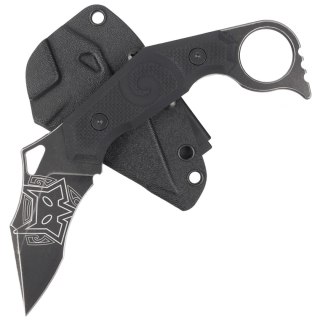 Nóż FOX Moa Karambit Black G10, Black Idroglider N690Co by Jared Wihongi (FX-651) FOX