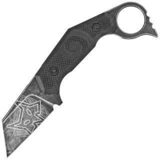 Nóż FOX Toa Karambit Black G10, Black Idroglider N690Co by Jared Wihongi (FX-652) FOX