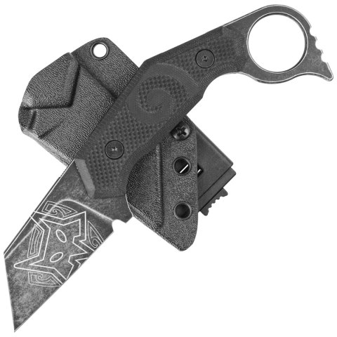 Nóż FOX Toa Karambit Black G10, Black Idroglider N690Co by Jared Wihongi (FX-652) FOX