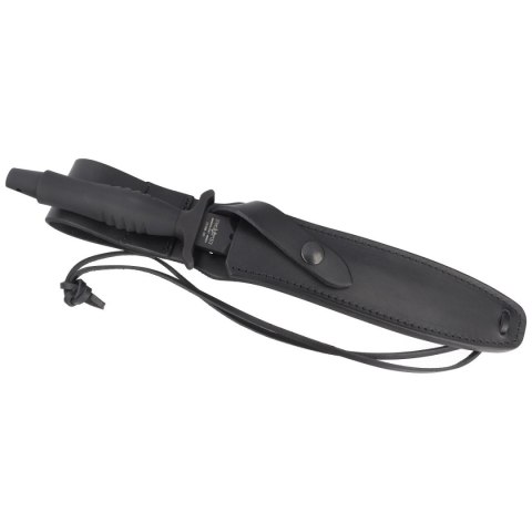 Nóż FOX Veleno Black Aluminium, Black Top Shield N690Co (FX-596 AF) FOX