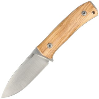 Nóż LionSteel Bushcraft Olive Wood, Satin M390 by Molletta (M4 UL) LionSteel