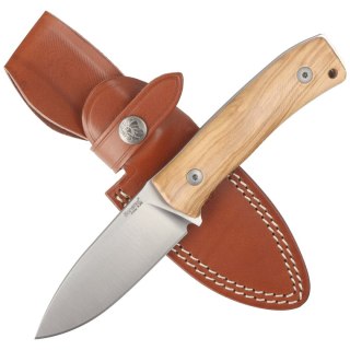 Nóż LionSteel Bushcraft Olive Wood, Satin M390 by Molletta (M4 UL) LionSteel