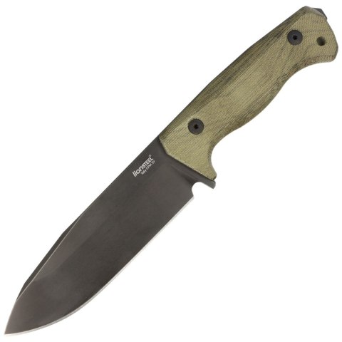 Nóż LionSteel Green Canvas Micarta, Old Black CPM 3V by Molletta (T6B 3V CVG) LionSteel