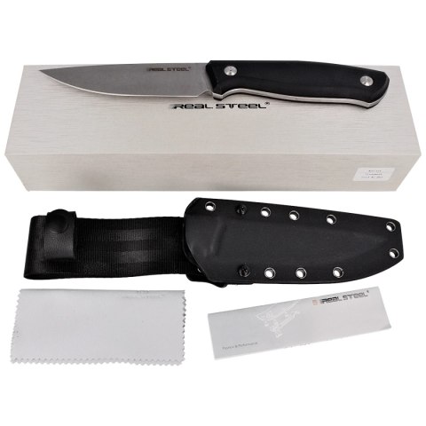 Nóż Real Steel Arbiter Black G10, Stonewash 9Cr18Mov by Ostap Hel (3811) Real Steel