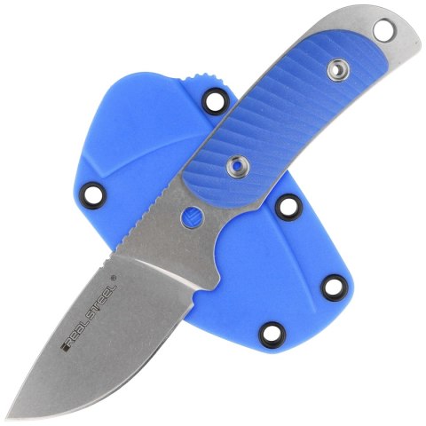 Nóż Real Steel Hunter 165 Blue G10, Stonewashed 12C27 (3534) Real Steel