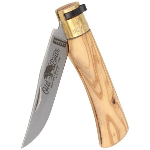 Nóż składany Antonini Old Bear Classical L Olive Wood, Satin C70 (9306/21_LU) Old Bear by Antonini Italy