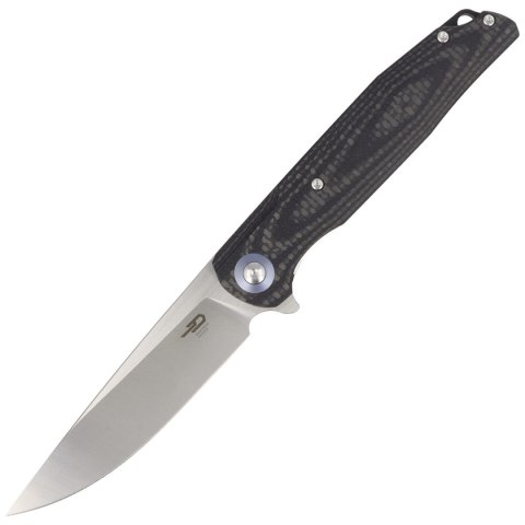 Nóż składany Bestech Ascot Carbon Fiber / Black G10, Satin D2 (BG19A) Bestech Knives