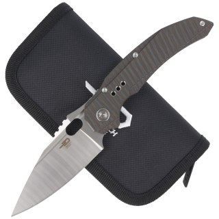 Nóż składany Bestech Exploit Tiger Texture Titanium, Satin CPM S35VN by Todd Knife and Tool (BT2005D) Bestech Knives