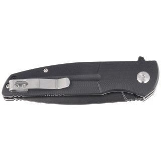 Nóż składany Bestech Fin Black G10, Black Stonewashed 14C28N (BG34A-3) Bestech Knives