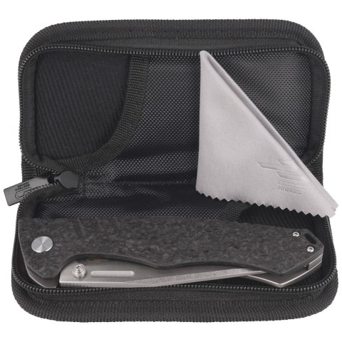 Nóż składany Bestech Keen II Black Titanium/Marbled Carbon Fiber, Stonewashed/Satin CPM S35VN by Koens Craft (BT2301B) Bestech Knives