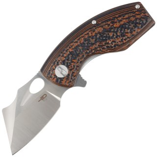 Nóż składany Bestech Lizard Black/Orange G10, Satin/Bead Blast D2 (BG39A) Bestech Knives