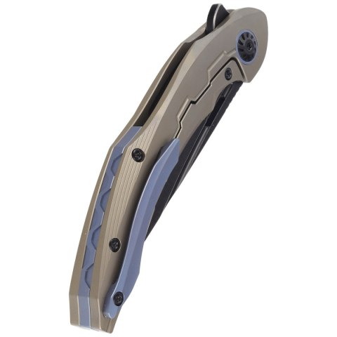 Nóż składany Bestech Marukka Bronze Titanium, Black Stonewashed M390 by Kombou (BT2002C) Bestech Knives