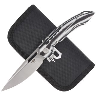 Nóż składany Bestech Ornetta Carbon Fiber / White G10, Stonewash / Satin N690 by Kombou (BL02C) Bestech Knives