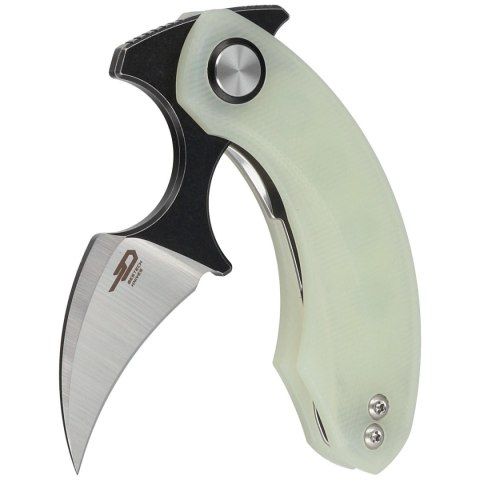 Nóż składany Bestech Strelit Jade G10, Satin/Black Stonewashed 14C28N by Ostap Hel (BG52B-2) Bestech Knives