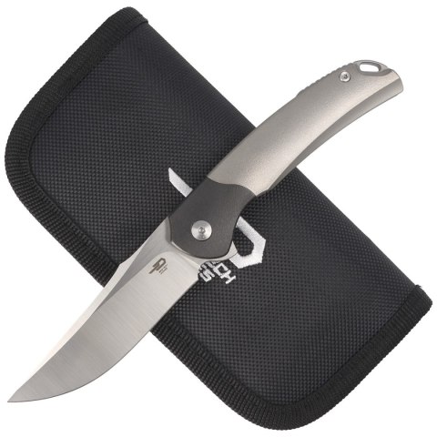 Nóż składany Bestech Supernova Grey Titanium/Black Zirconium, Satin M390 (BT2111A) Bestech Knives