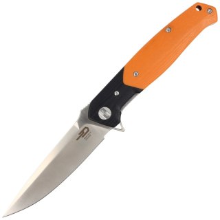 Nóż składany Bestech Swordfish Black / Orange G10, Satin D2 (BG03C) Bestech Knives