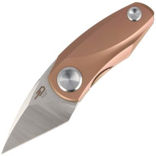 Nóż składany Bestech Tulip Frame Lock Pink Titanium, Stonewashed / Satin M390 by Ostap Hel (BT1913D) Bestech Knives