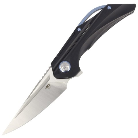 Nóż składany Bestech Vigil Black Titanium, Satin M390 by Kombou (BT2201C) Bestech Knives